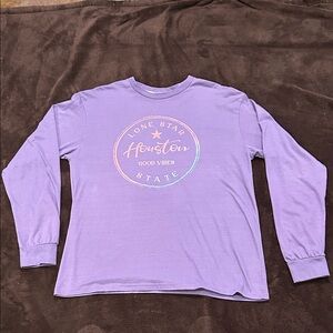 Purple Long Sleeve Shirt
